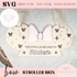 SVG Bow Stroller Sign File | XTool Laser Cut File | Wood XCS | Kids Xtool | Handmade Birthday Gift | Baby Decor Digital Download | Mouse - Kae & Kole