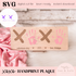 SVG Wooden VDay Gift Sign | Laser Cut File | Handprint Decor | Valentines Day for Mom | Handmade Gifts | Engraved Plaque | Keepsake - Kae & Kole