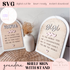 SVG Grandma Arch Sign File | Laser Engraved Cut File | Stitch Wood | Shelf Decor Xtool File | Handmade | With Stand | Mothers Day Gift - Kae & Kole
