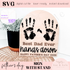 SVG Dad Sign With Stand | Laser Engraved Cut Files | Custom Wood | Fathers Day File | Handmade | Hand Print Plaque | Gifts for Him | Grandpa - Kae & Kole