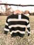 Green Knit Striped Sweater | Cozy Knit Sweater for Baby and Toddler | Christmas Gift | Warm and Stretchy - EllaLaine