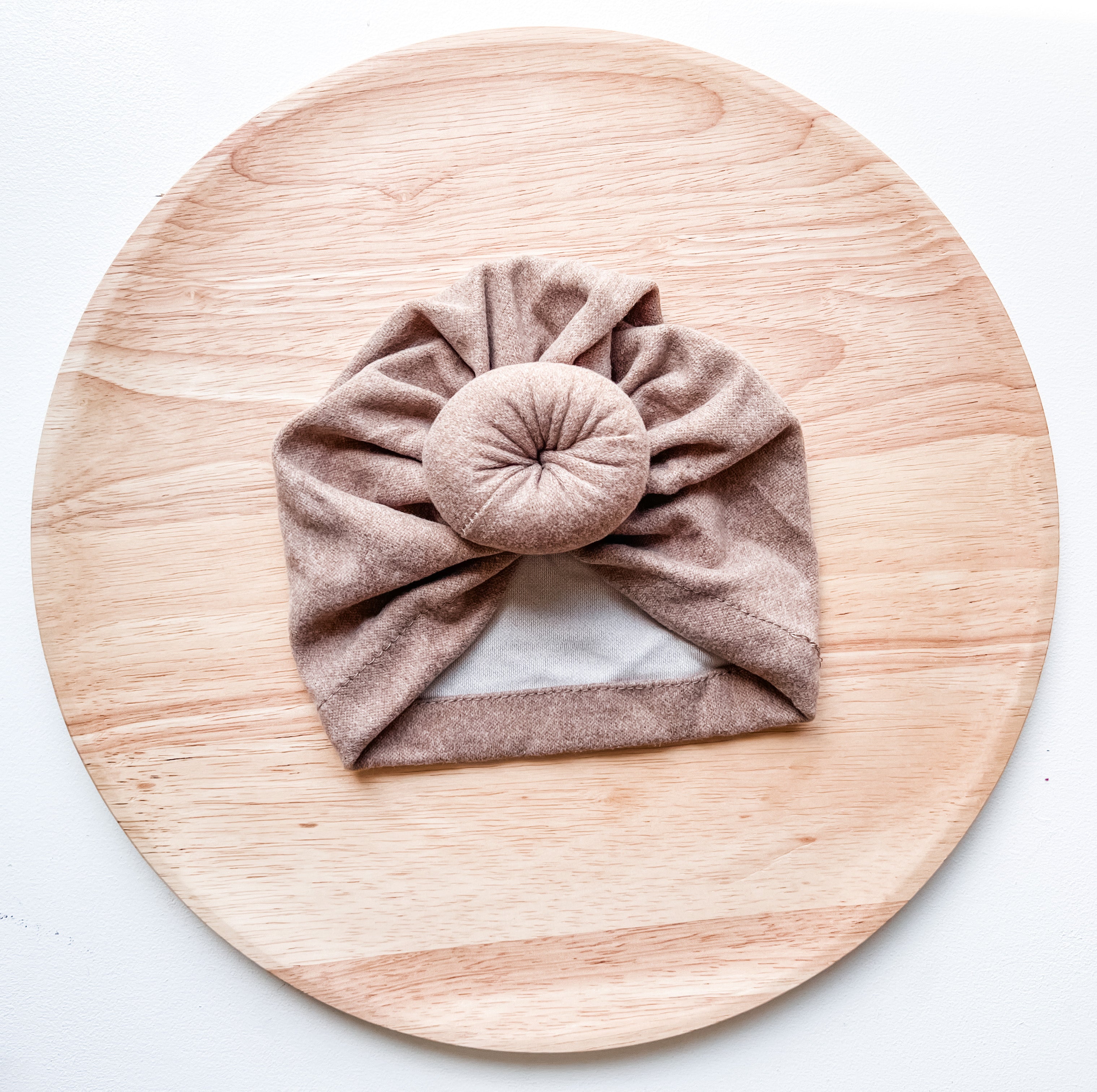 Baby Turban Knot Hat | Maple - EllaLaine