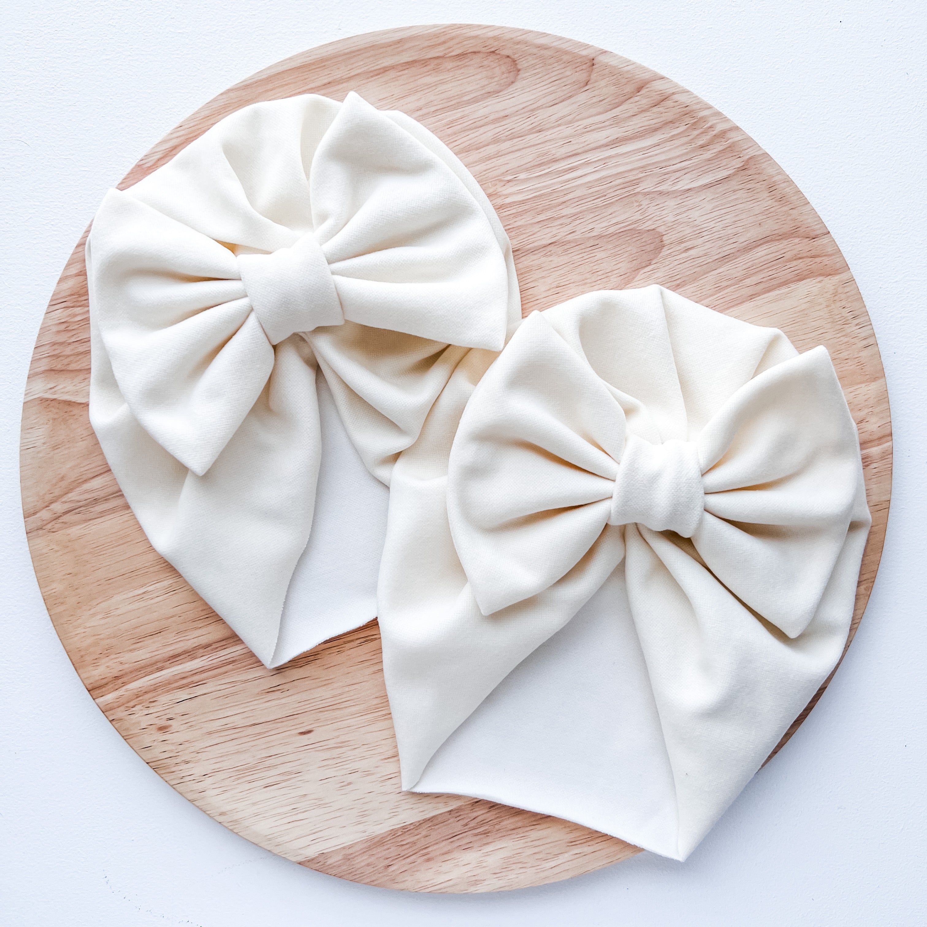 Baby Turban Bow Hat | Oat - EllaLaine