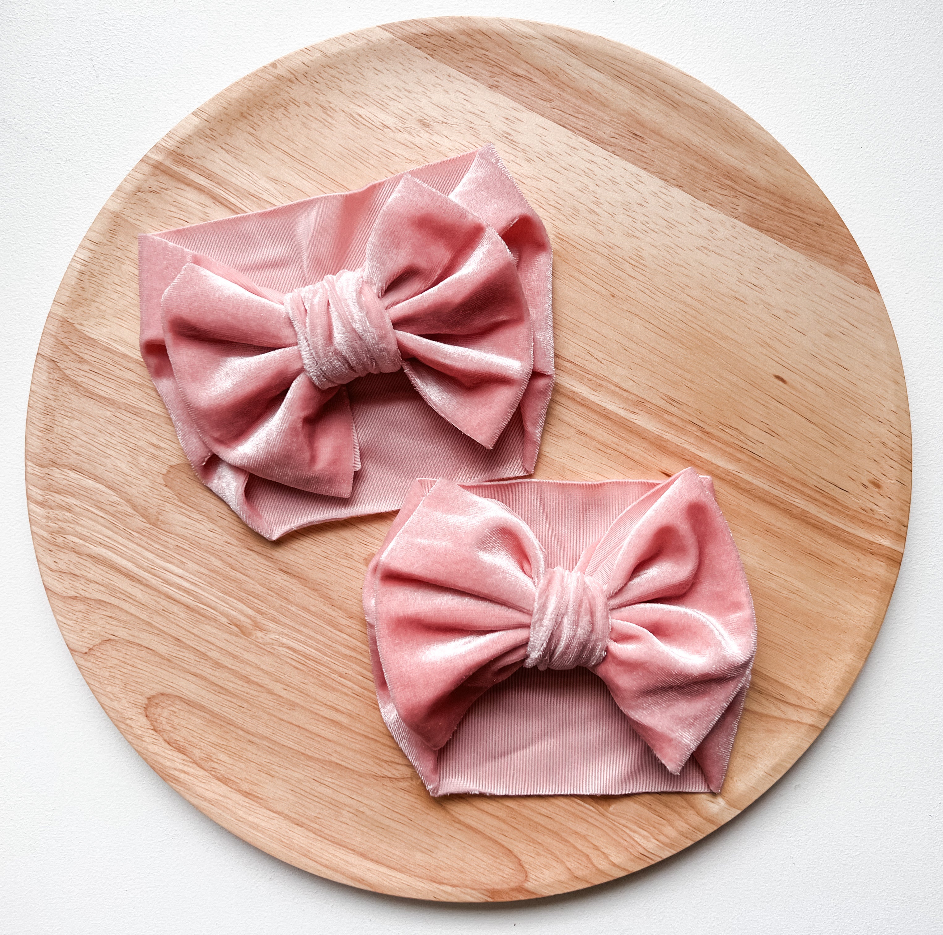 Velvet Head Wrap | Blushing Pink - EllaLaine