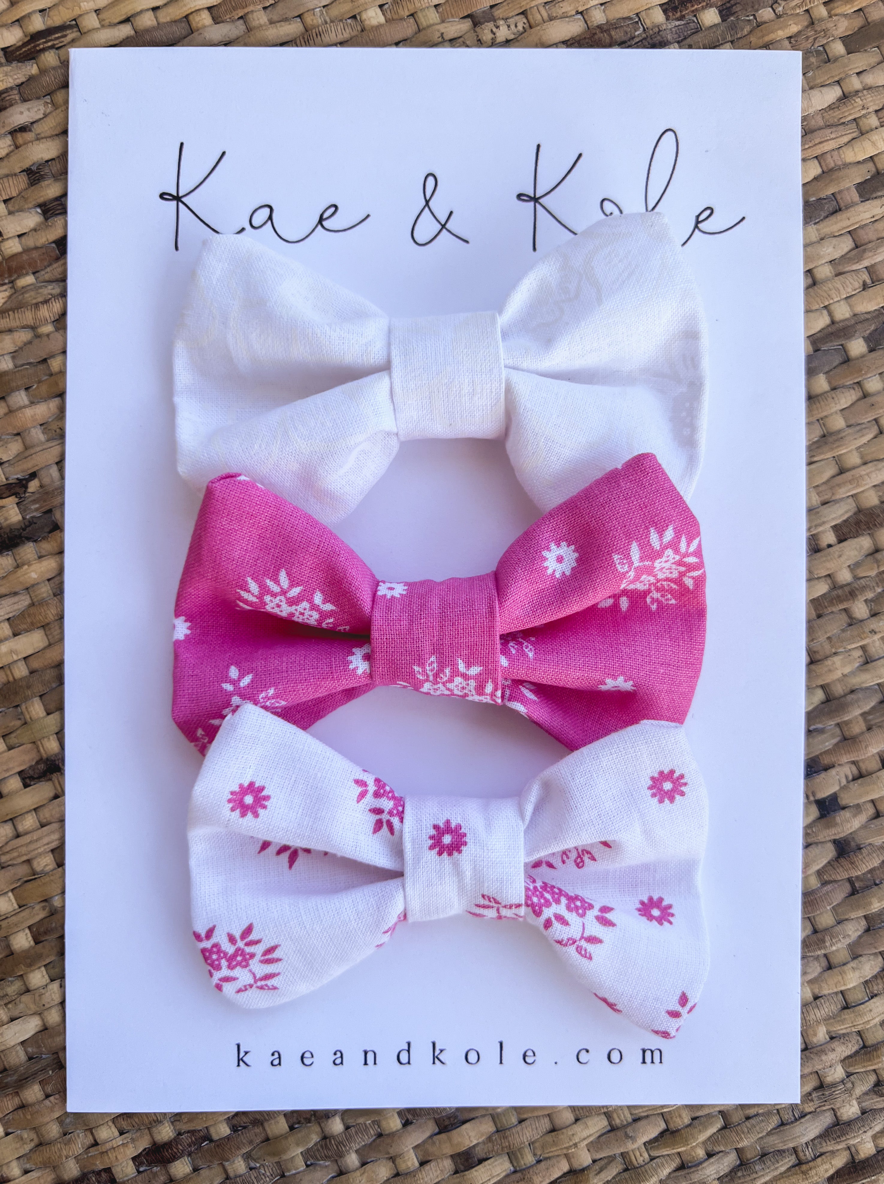 Maisie Bow Set - Baby Girl Accessories - EllaLaine