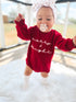 Christmas Romper Unisex Baby | Toddler Bodysuit | Red Winter Outfit - EllaLaine