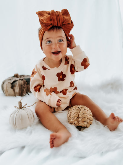 Bubble Baby Romper | Moody Daisies - EllaLaine