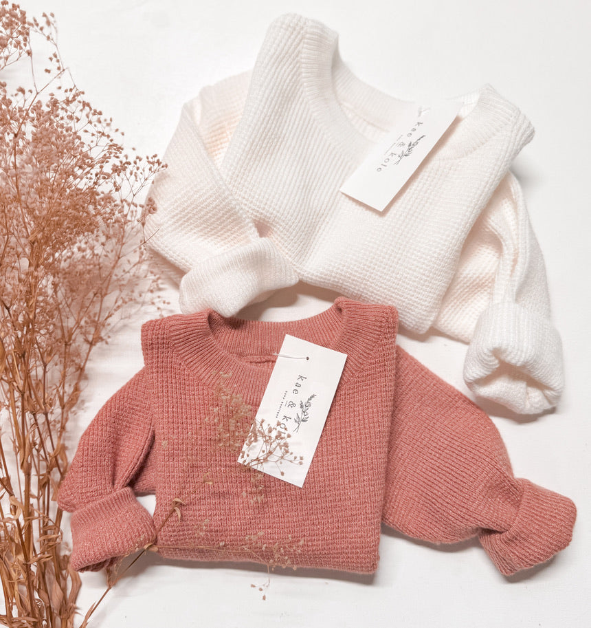Baby/Toddler Knit Sweater | Cozy Knit Sweater for Baby and Toddler Gift | Warm and Stretchy - EllaLaine