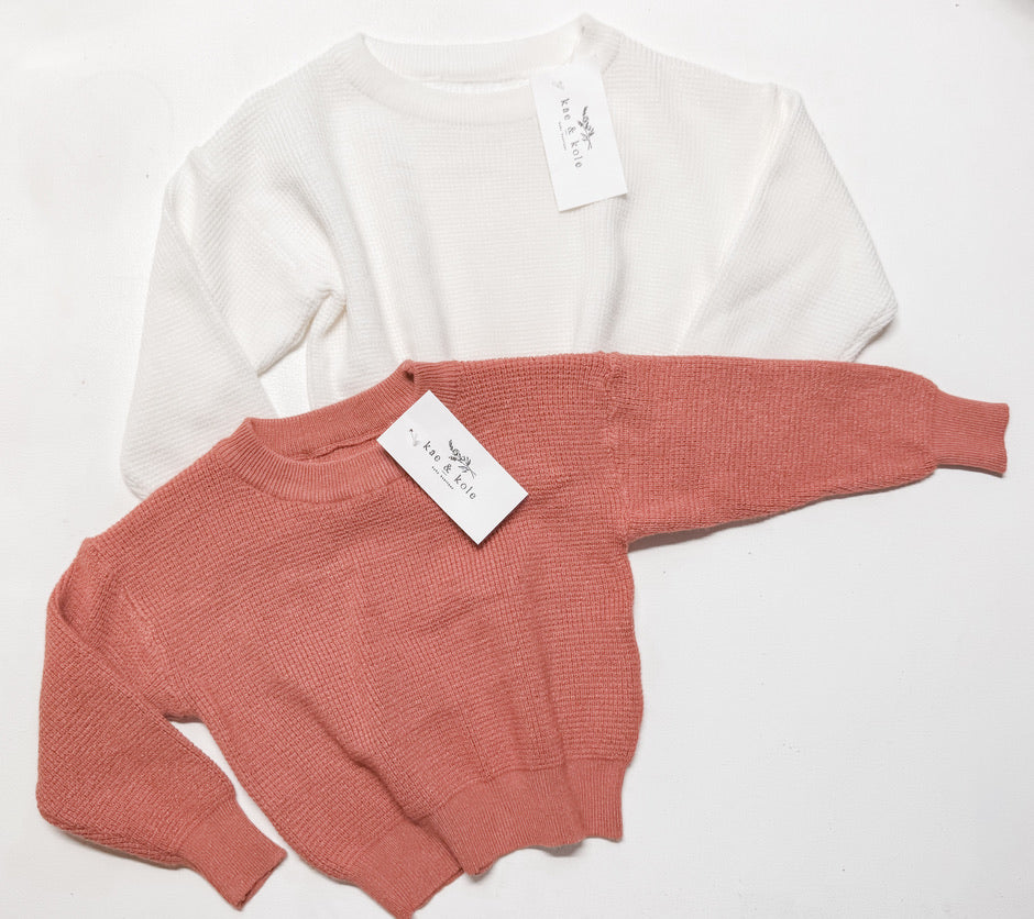 Baby/Toddler Knit Sweater | Cozy Knit Sweater for Baby and Toddler Gift | Warm and Stretchy - EllaLaine
