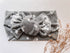 Forest Florals Baby Head Wrap | Ribbed Knot Bow - EllaLaine