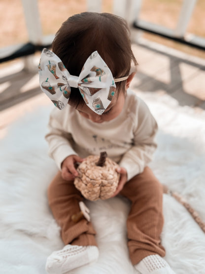 Maisie Bow - Baby Girl Accessories | Iced Coffee - EllaLaine