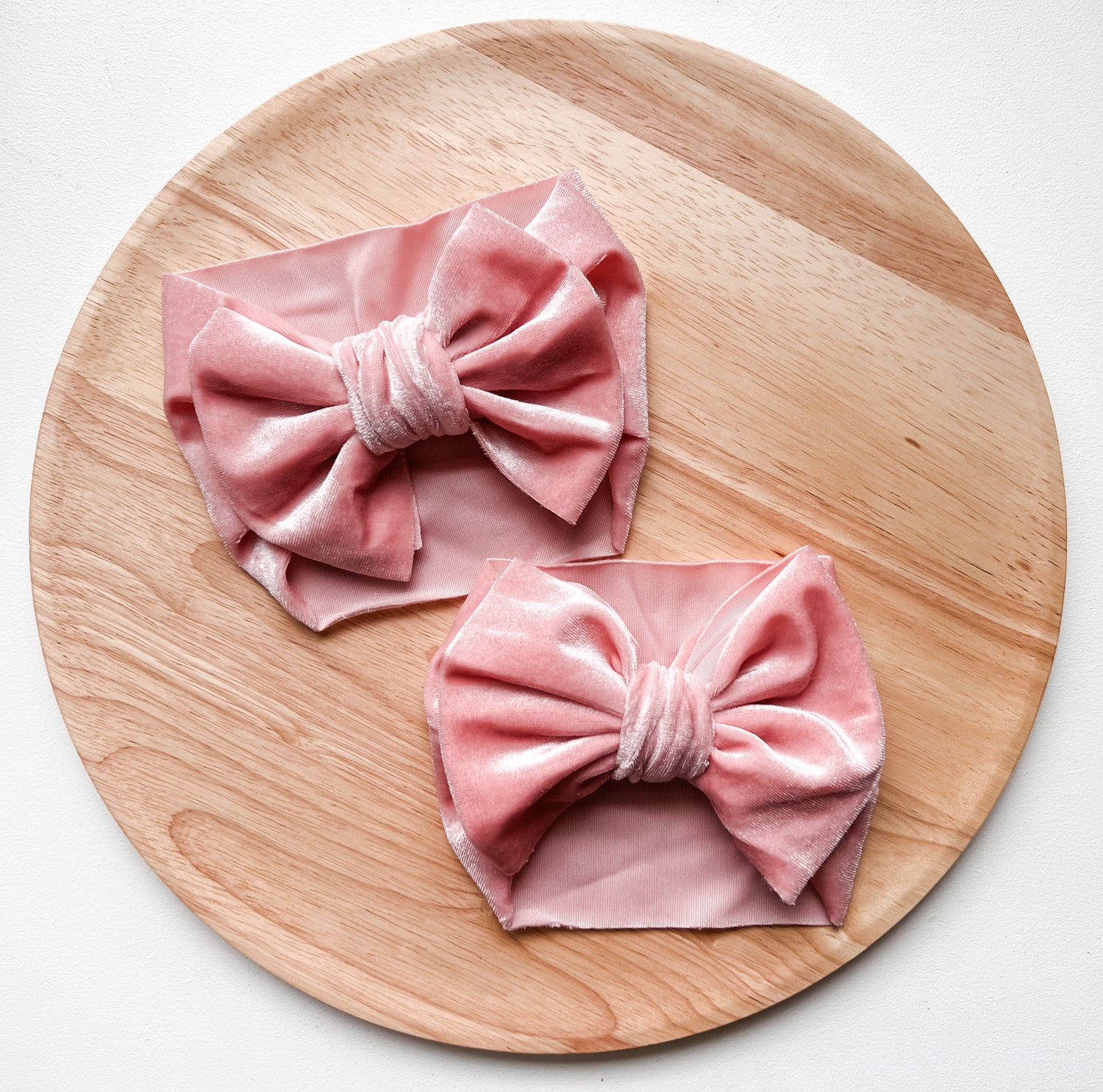 Velvet Head Wrap | Blushing Pink - EllaLaine
