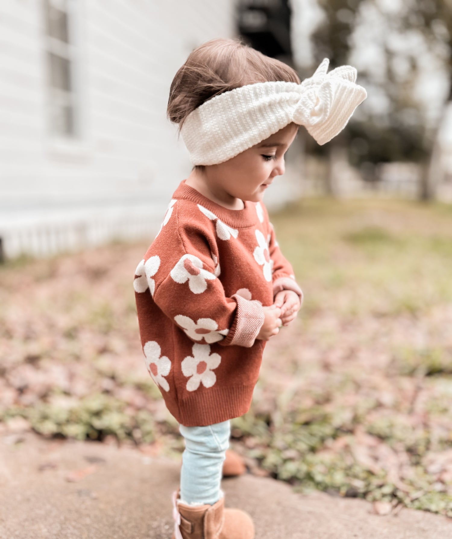 Daisy Pullover Sweater | Cozy Knit Sweater for Baby and Toddler - EllaLaine