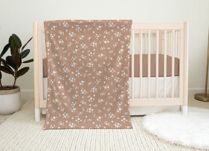 Boho Ditsy Floral Blanket | Minky Baby and Toddler - EllaLaine
