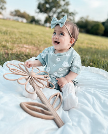 2pc Bubble Baby Romper Headband Set - EllaLaine