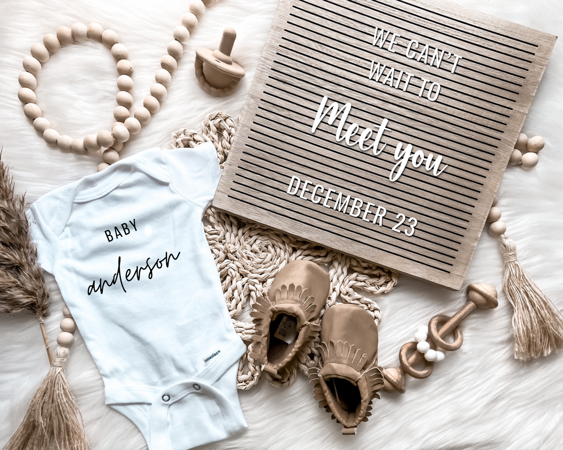 Edit-Yourself Pregnancy Announcement - EllaLaine