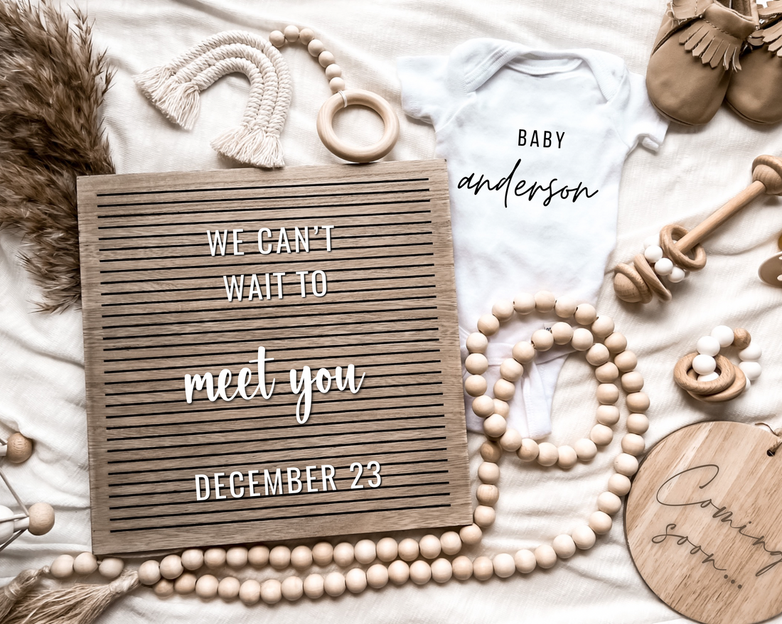 Edit-Yourself Pregnancy Announcement - EllaLaine