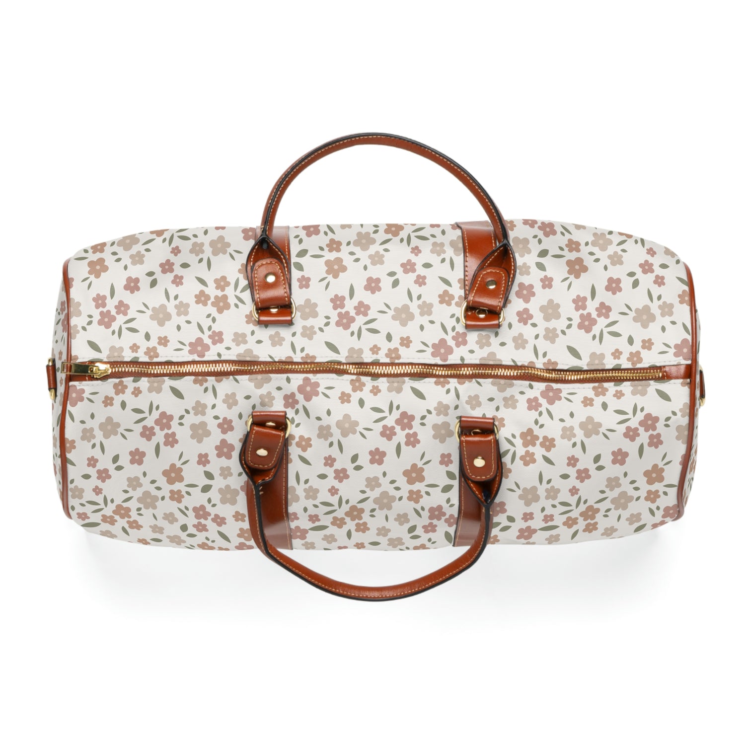 Muted Ditsy Florals Waterproof Overnight Bag - EllaLaine