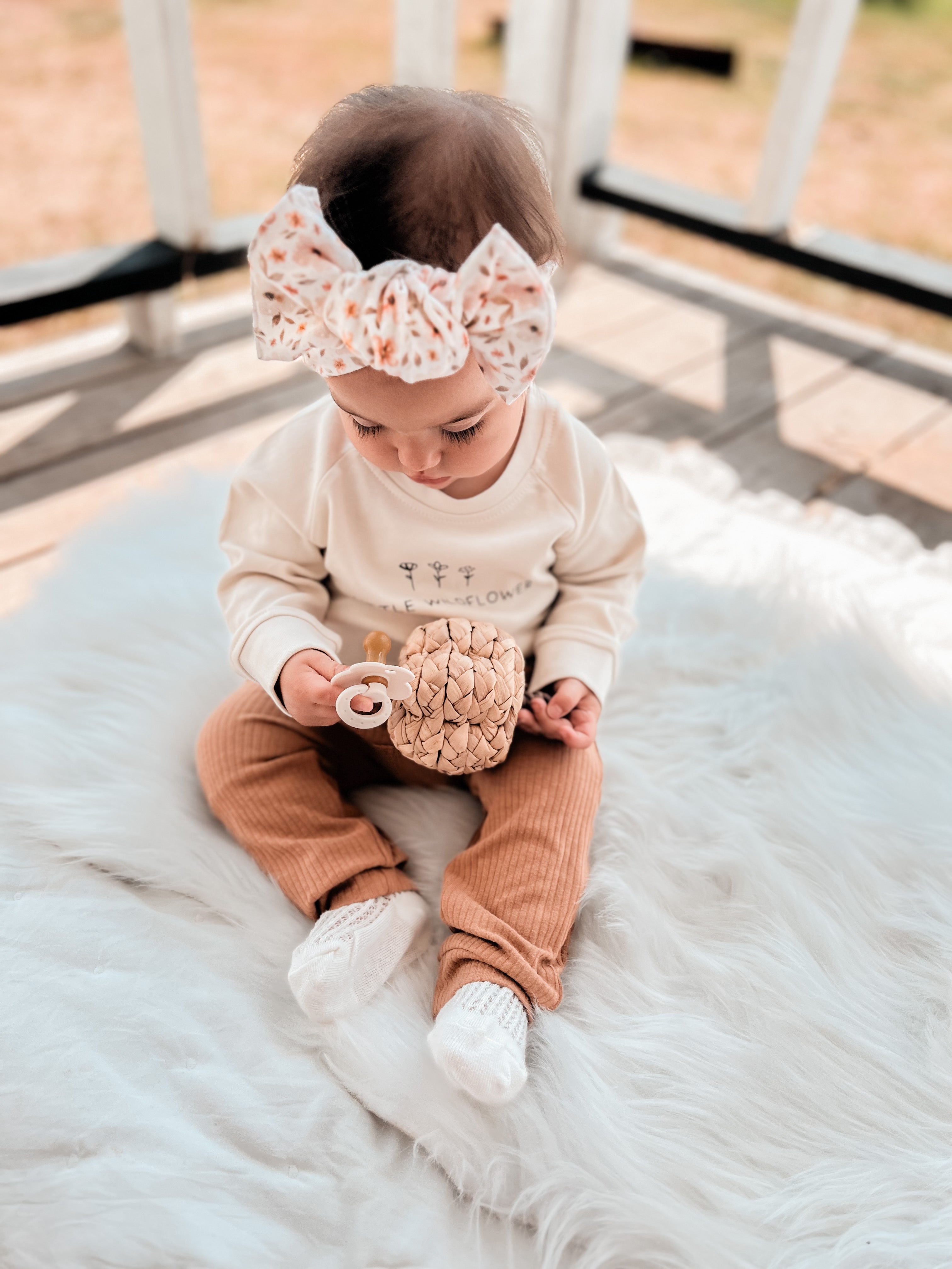 Wildflower Kids Pullover | Colored Organics - EllaLaine