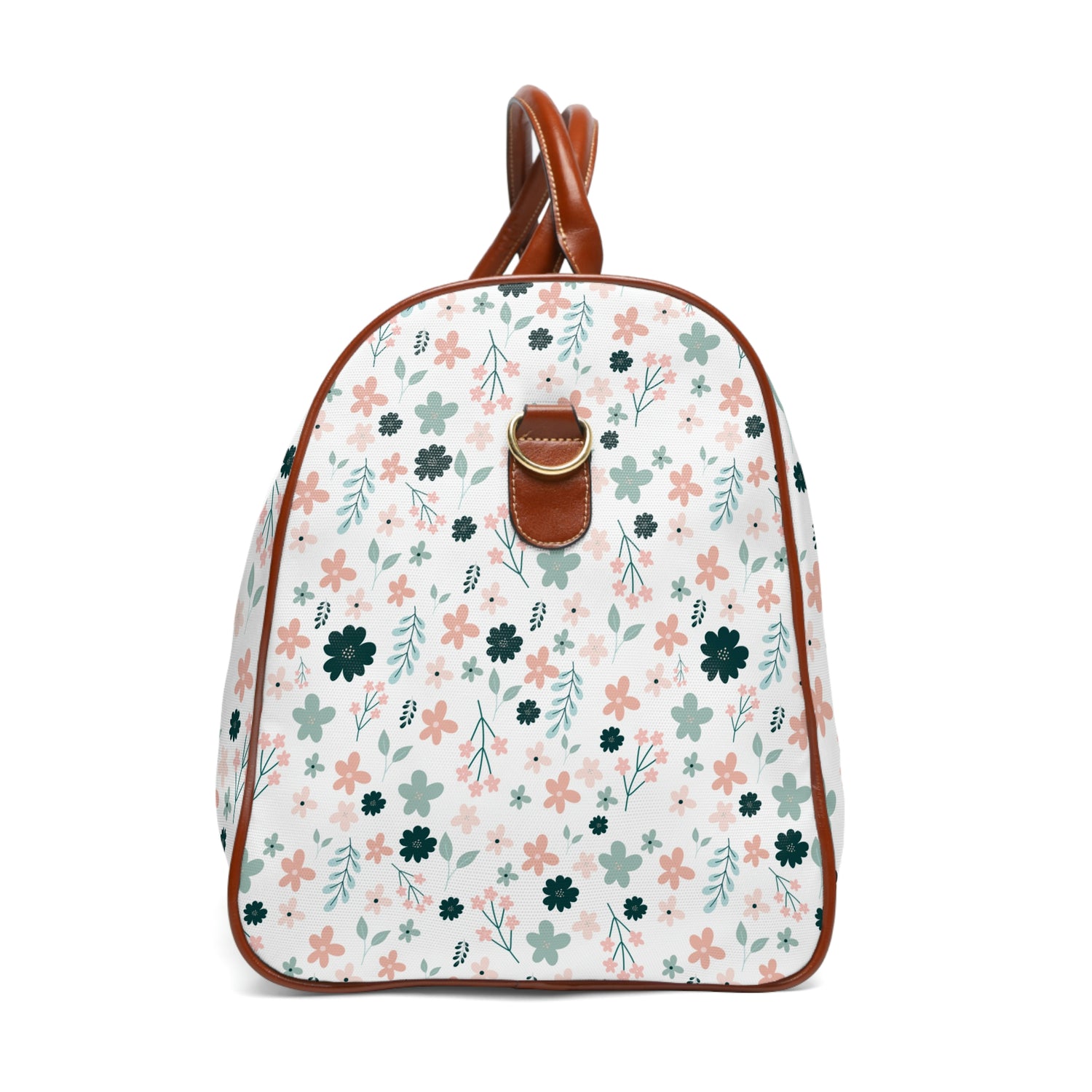 Pastel Garden Waterproof Overnight Bag | Floral Duffle Bag - EllaLaine