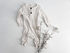 Henley White Unisex Ribbed Baby Jumpsuit - EllaLaine