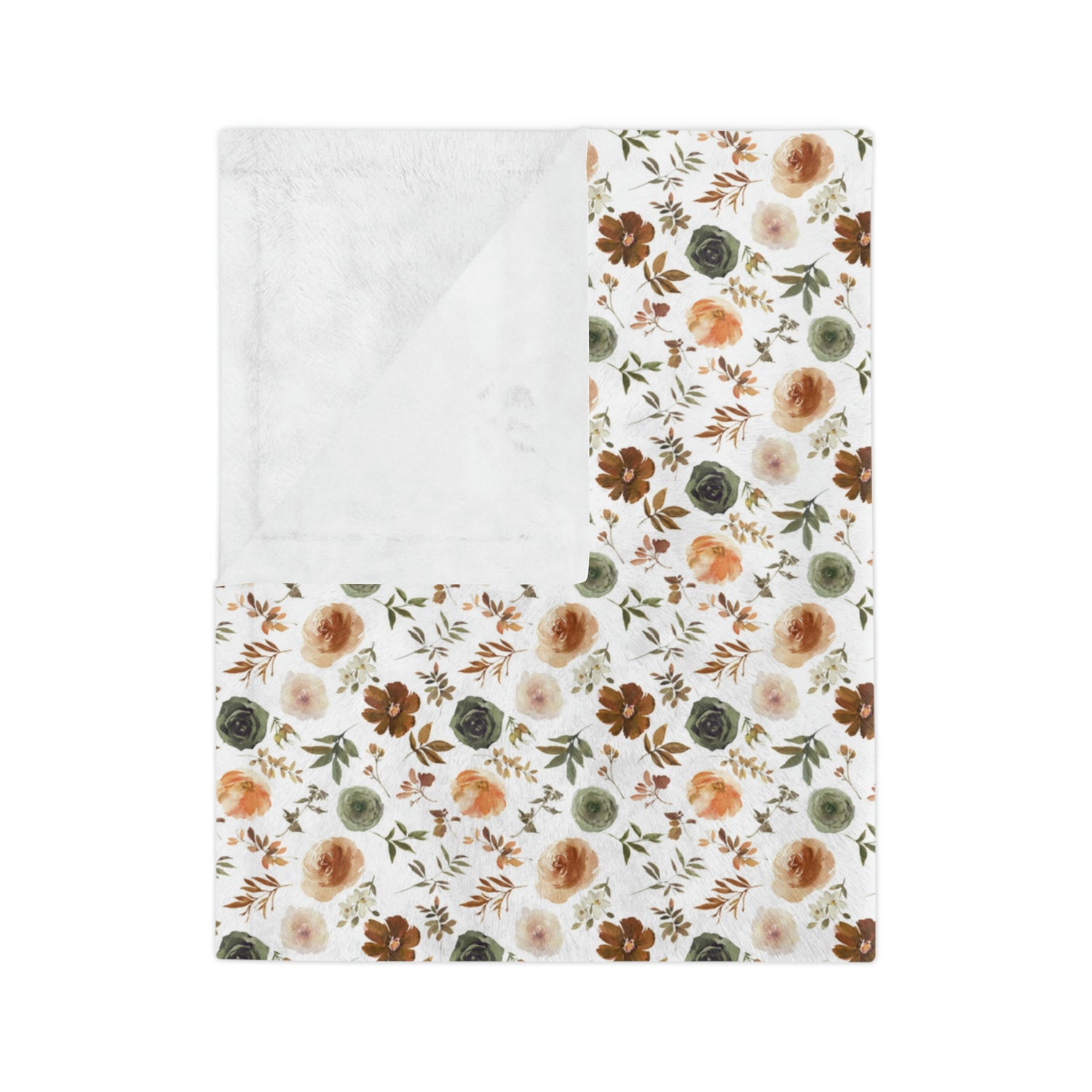 Ginger &amp; Sage Florals Blanket - EllaLaine