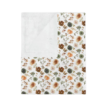 Ginger &amp; Sage Florals Blanket - EllaLaine