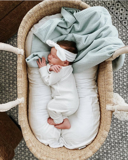 Henley Olive Unisex Ribbed Baby Jumpsuit - EllaLaine