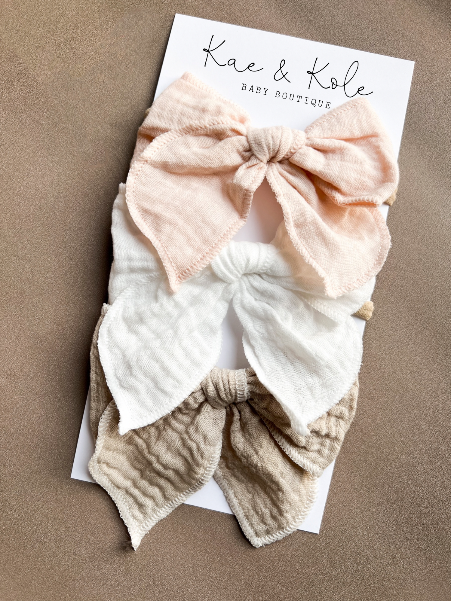 3pc Baby Bow Headbands | Newborn &amp; Toddler Accessories - EllaLaine