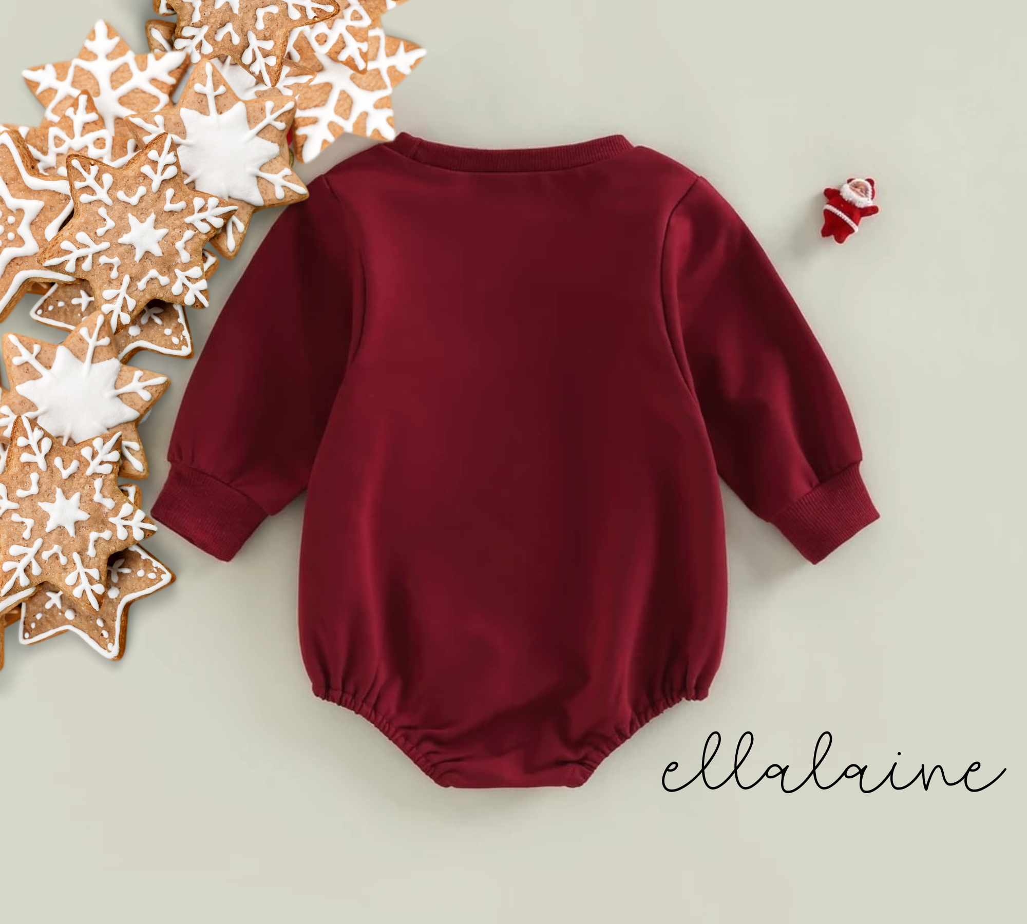 Christmas Baby Romper - Farm Fresh - EllaLaine