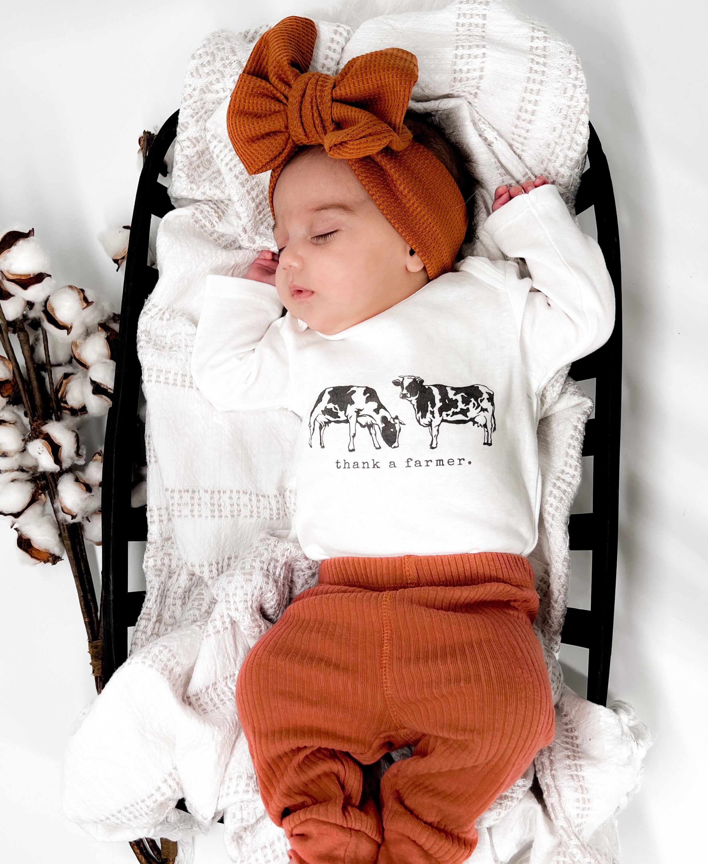 Thank A Farmer Baby Bodysuit - EllaLaine